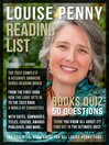 Cover image for Louise Penny Reading List and Books Quiz